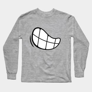 Lopsided grin Long Sleeve T-Shirt